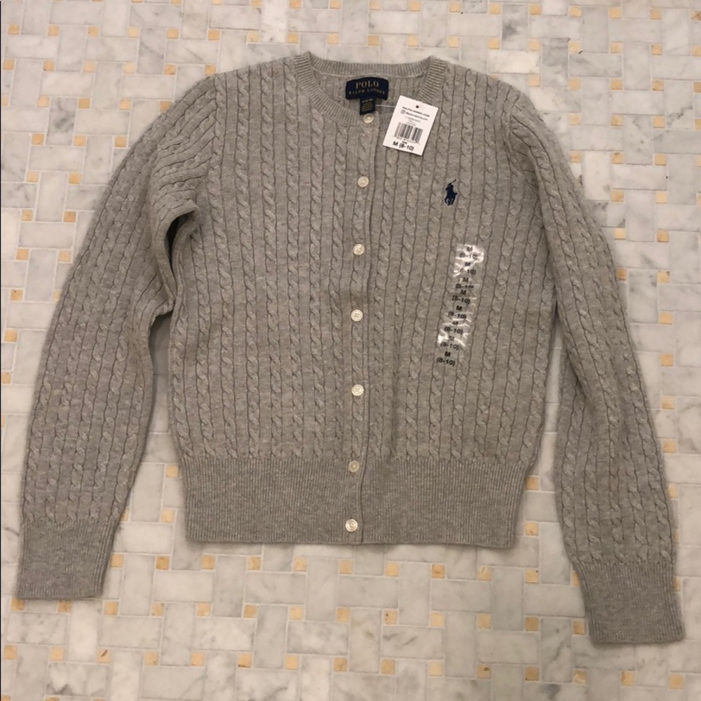 Polo Ralph Lauren cardigan NWT 8-10